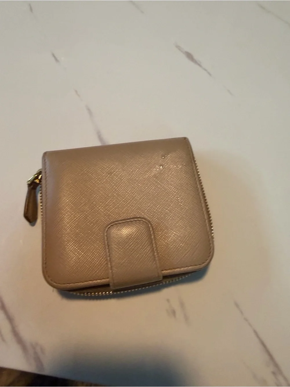 Prada compact zip